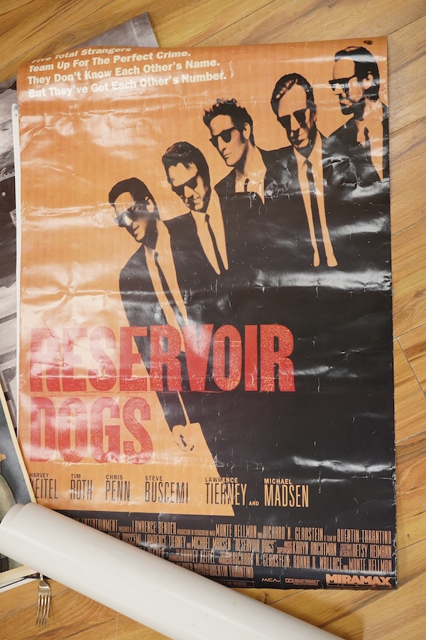 A collection of film posters, Scarface, Reservoir Dogs, etc. Condition - all used, some with damage